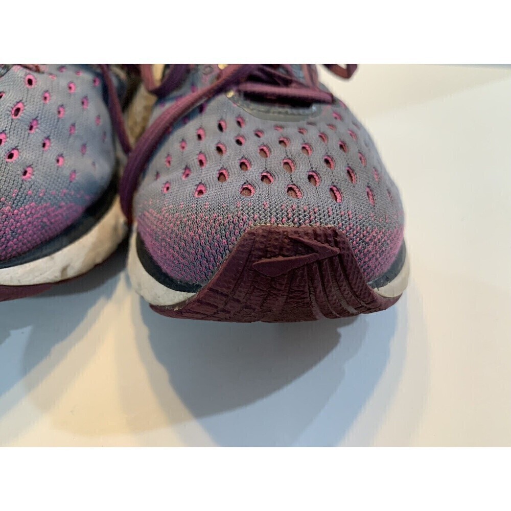 Brooks Glycerin 17 Gray Purple Ax Size 8.5 Womens 1202831B081 Running Shoe - Picture 11 of 13
